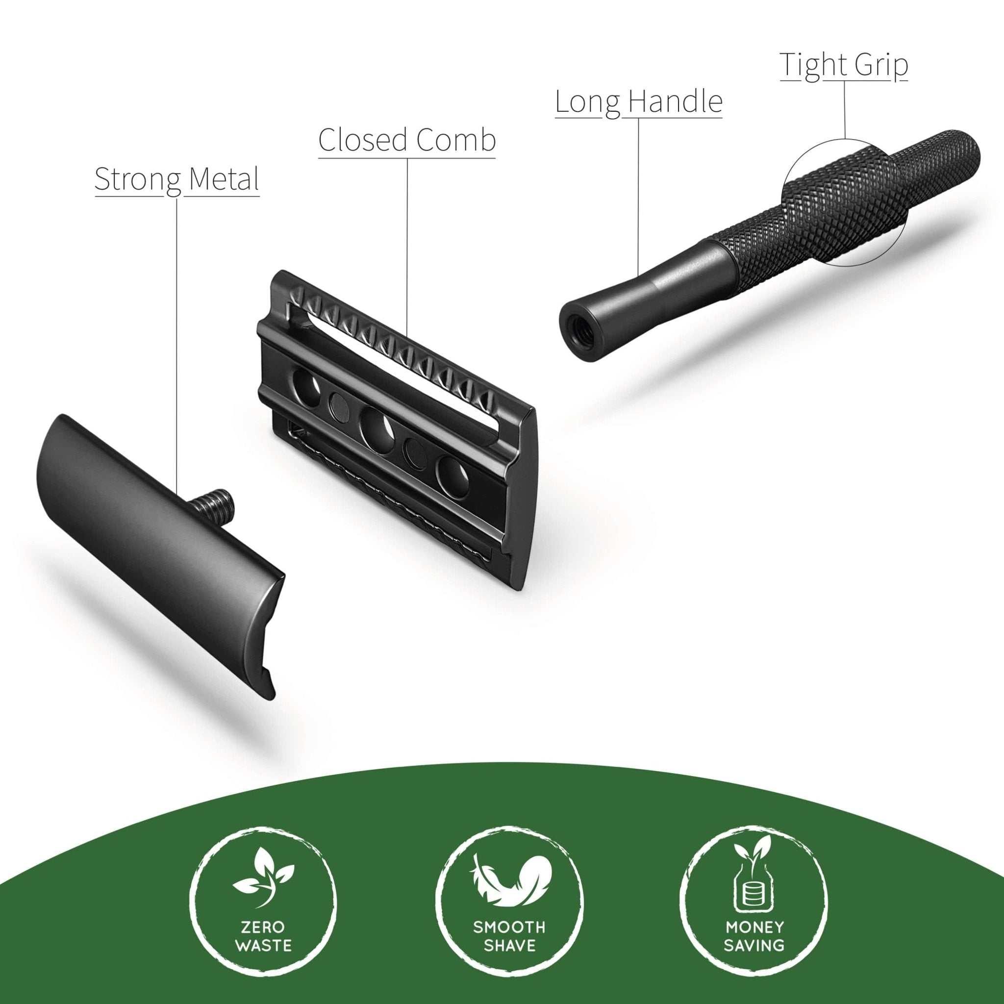 Metal Safety Razor - Plastic Free Amsterdam